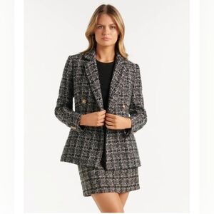 Ever New Julia Boucle Co-ord Jacket Sz 8